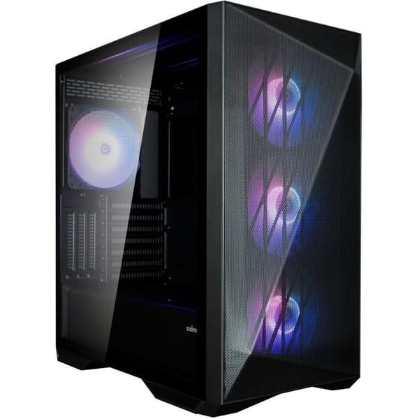 PC-fodral utan strömförsörjning - ZALMAN Z9 Iceberg MS (svart) - Medium tower - E-ATX-format
