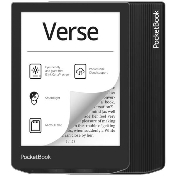 E-läsare - Pocketbook - Verse PB629 - 6-tums skärm - 8 GB - Wi-Fi och moln