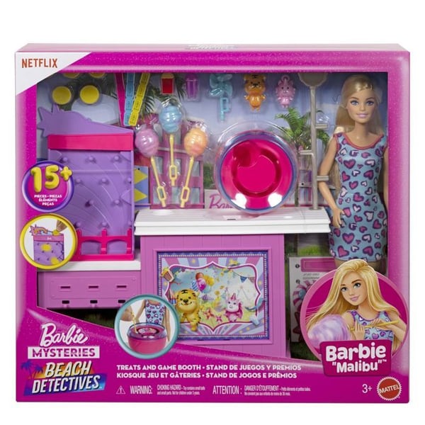 Barbie-laatikko - MATTEL - Pumpulipilvi ja leikit - Yli 20 lisäosaa - Lapsille alkaen 3-vuotiaista