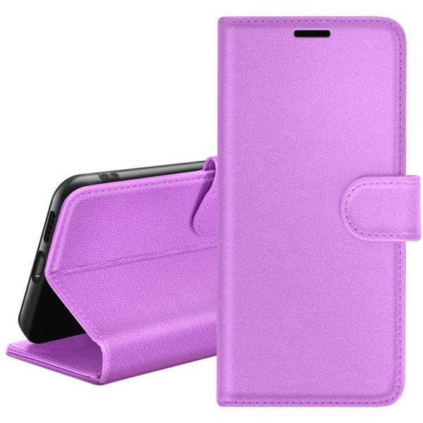 Plånboksfodral - ZANAÉ - Samsung Galaxy A26 - Lila - Horisontellt Stöd - Magnetstängning