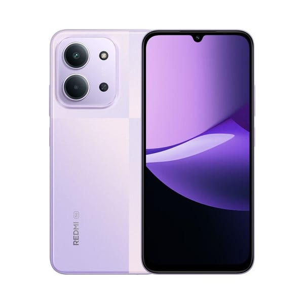REDMI 15C 5G Lila 4 GO + 128 GO - Långvarigt batteri på 6 000 mAh, Immersiv skärm på 6,9"