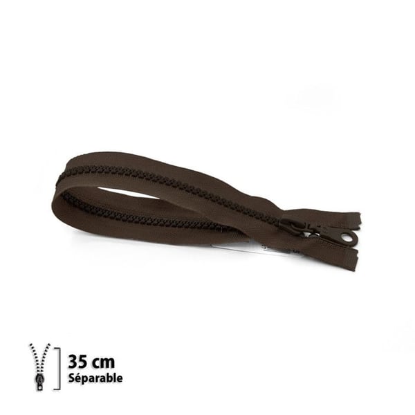Z54 dragkedja - formar 6mm separerbar - 35 cm - 7154990035