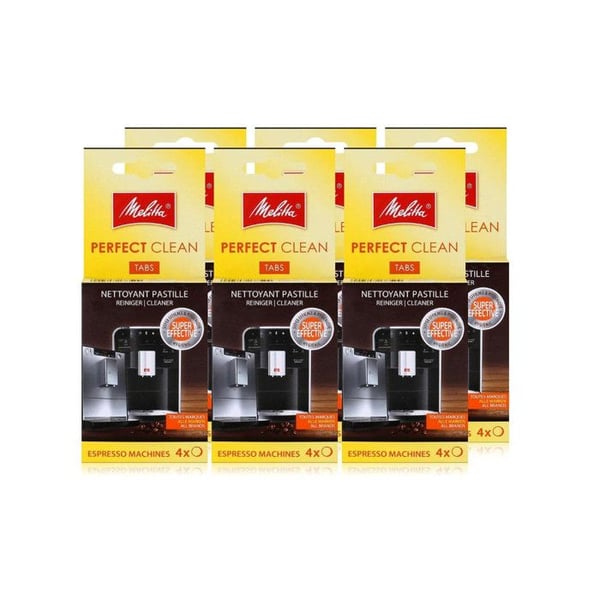 SOS Accessoire 6-pack rengöringstabletter för kaffebryggare, MELITTA kaffemaskin 6762481