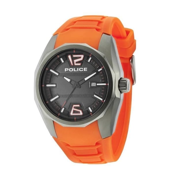 Klocka - POLICE - R1451267003 - Kvarts - Analog - Svart Resin