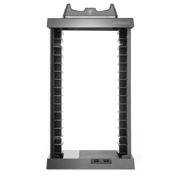 snakebyte PRO laddningstorn och lagring för PS4-kontroller - Charge Tower Pro - Svart - Stöd - USB - PS4