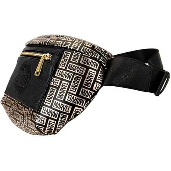 Sac Banane - LOUNGEFLY - Marvel-logotyp - Syntetiskt Saffiano Läder - Dragkedja - Unisex