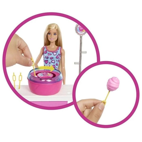 Barbie-laatikko - MATTEL - Pumpulipilvi ja leikit - Yli 20 lisäosaa - Lapsille alkaen 3-vuotiaista