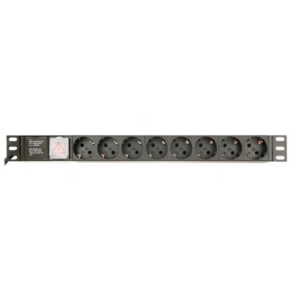 Power Strip 8-uttag med strömbrytare GEMBIRD EG-PDU-014 3 m
