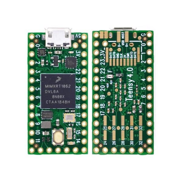 Teensy 4.0 udviklingskort - PJRC - Cortex 600 MHz - 1024 Ko RAM - USB