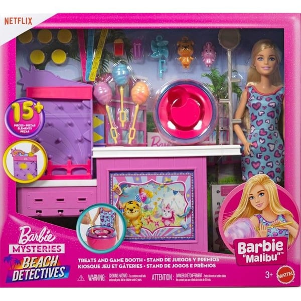 Barbie-laatikko - MATTEL - Pumpulipilvi ja leikit - Yli 20 lisäosaa - Lapsille alkaen 3-vuotiaista