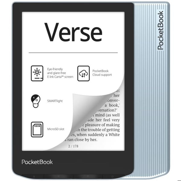 Pocketbook Verse PB629 ELEKTRONISK LÄSARE - Ljusblå