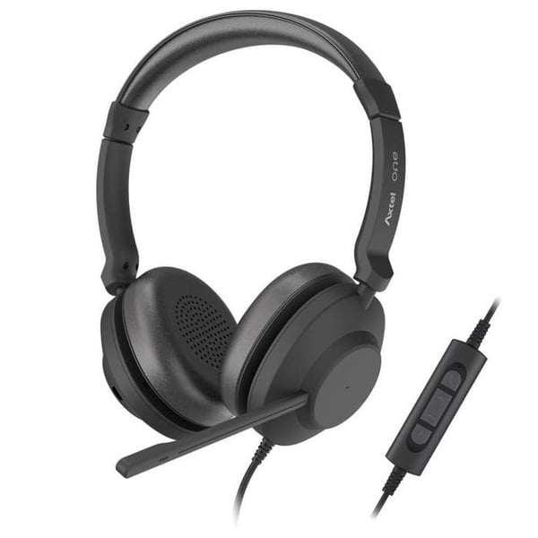 Headset - AXTEL - ONE DUO - Bullerdämpande - Trådad - Över örat
