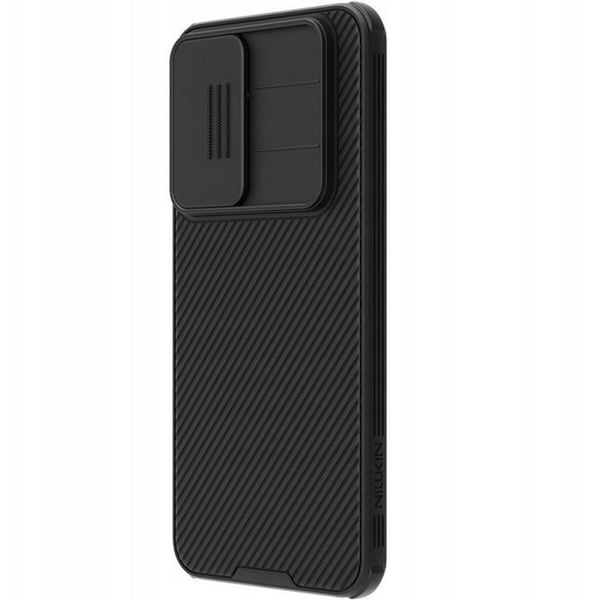 Bagcover - NILLKIN - Camshield Pro - Samsung A56 5G - Sort - Inkluderet hærdet glas