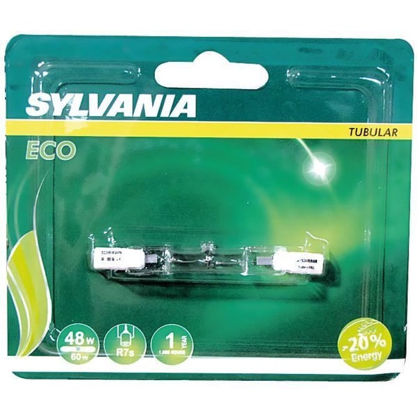 Halogenlampa - SYLVANIA - R7S - 120 W - 118 mm - Energibesparing 20%