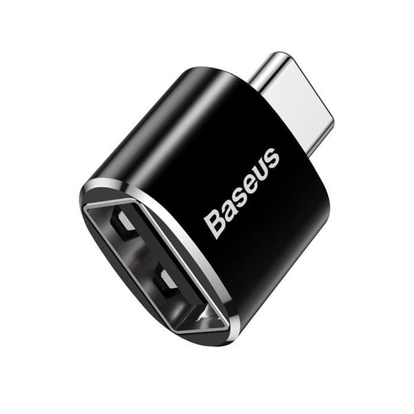 USB-adapter - BASEUS - CATOTG-01 - Typ-C till USB - Aluminium - OTG 2,4 A