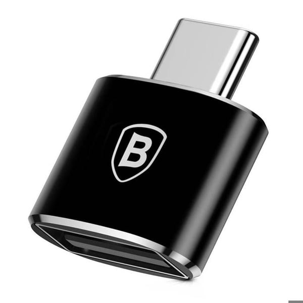 USB-adapter - BASEUS - CATOTG-01 - Typ-C till USB - Aluminium - OTG 2,4 A