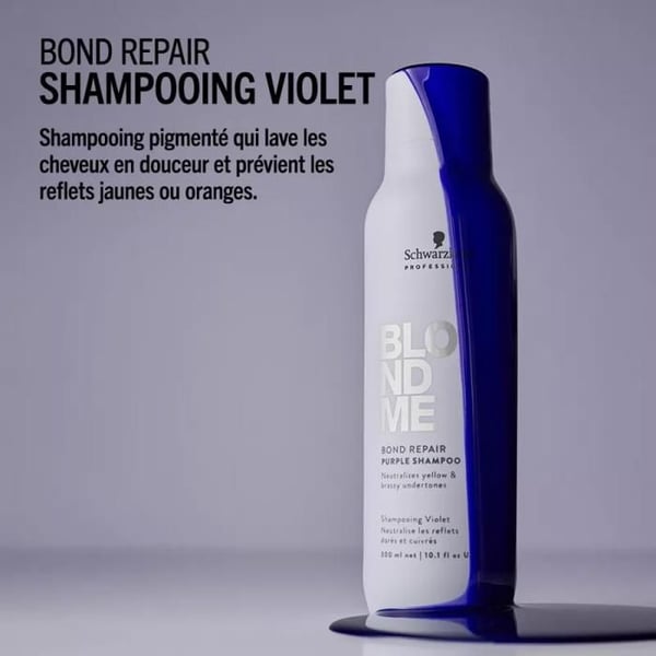Shampoing violet BLONDME BOND REPAIR 1000 ml
