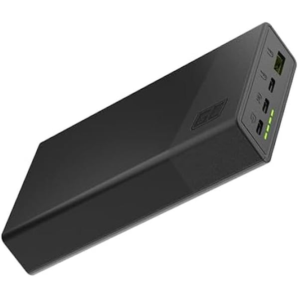 Green Cell PowerPlay20s externt batteri - 20 000 mAh - 22,5 W PD USB C - Bärbar laddare
