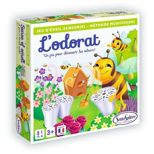 Sensoriskt Spel - SENTOSPHERE - Luktsinnet - Koppla en doft till en bild - Från 3 år