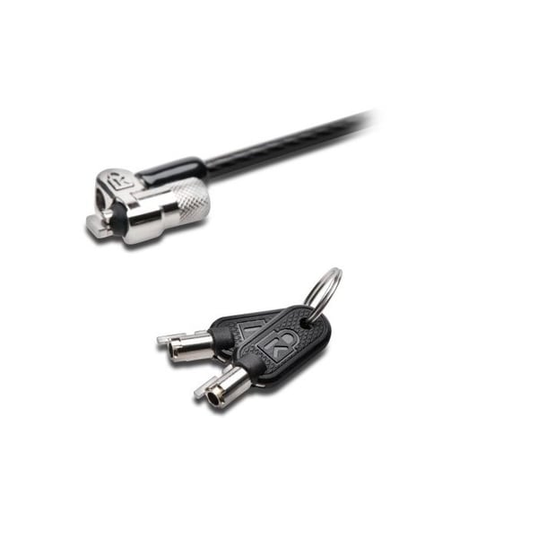Nøgles lås - Kensington - MicroSaver 2.0 - Sikkerhedskabel 1,83 m - Sølv - Bærbar