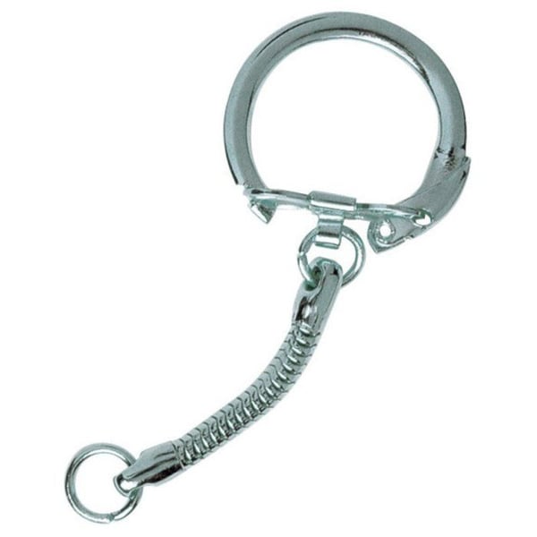 MégaCréa DIY - Nyckelringsfästen silver 5 stycken