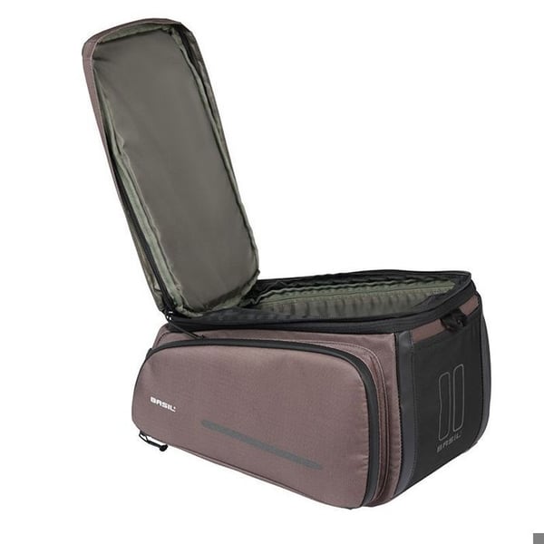 Saddle bags för pakethållare - Basil Move - Brun - Återvunnen polyester - MIK 2.0 system Saddle bags för pakethållare - Basil Move - Brun - Återvunnen polyester - MIK 2.0 system