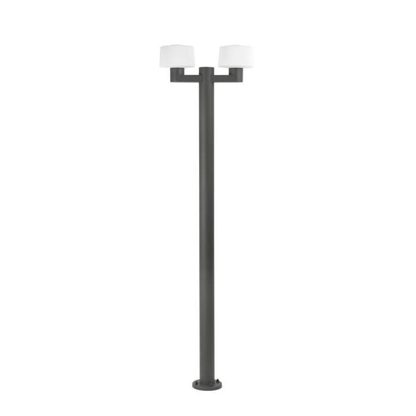 Golvlampa - FARO BARCELONA - BLUB'S - Aluminium - Opal polykarbonat - IP44