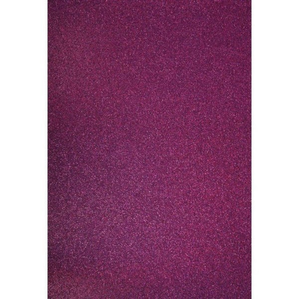 A4 Bastkartong: Glitter, 210x297mm, 200 g/m2, röd lila