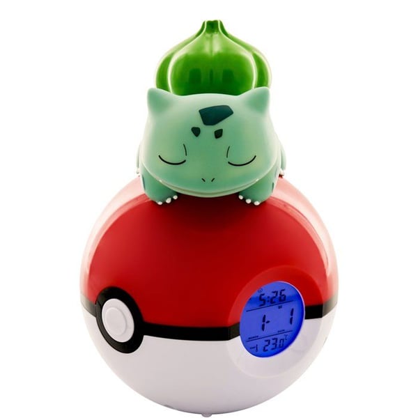 Lys vækkeur til børn Pokémon - TEKNOFUN - Bulbasaur - Pokémon licens