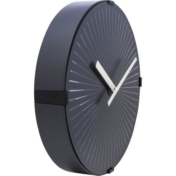 Väggklocka - NeXtime - Motion Star - Ø 30 cm - Plast - Vit