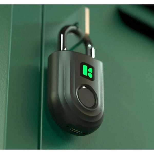 Cadenas fingeravtryck - Padlock Lite Black - Igloohome