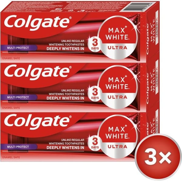 COLGATE Max White Ultra Multiprotect Whitening 3×50 ml