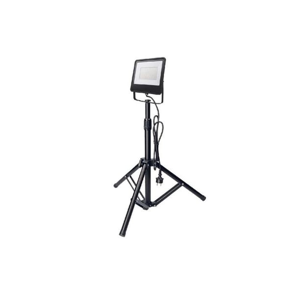 Led EDM-projektor på stativ 6400k - 100W 8000 Lumen - Svart