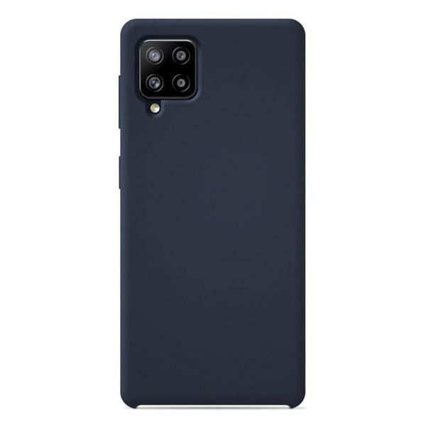 Siliconefodral Soft Touch - Samsung - Galaxy A42 5G - Blå - Stötabsorberande - Trådlös laddning
