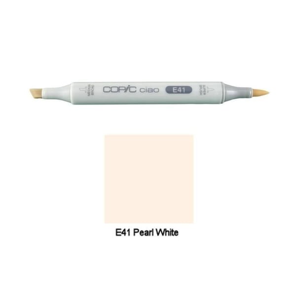 Marquer - COPIC - Ciao - Dubbel spets - Beige E41 Pearl White - Opaque