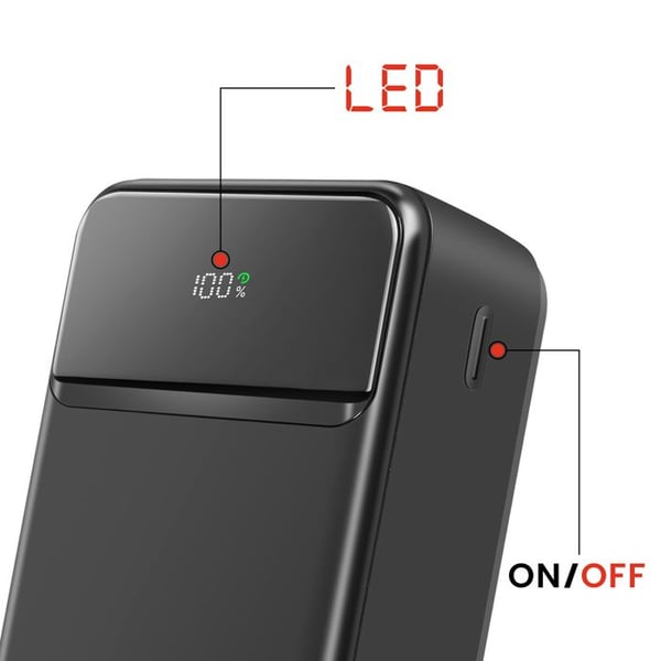 Externbatteri - SWISSTEN - Power Line II - 30000mAh - USB-C - 2 USB-portar - Snabb laddning 22.5W