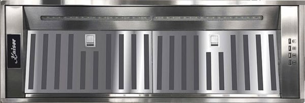 Fläkt - Kaiser - EA 945 Eco - Rostfritt stål - 90 cm - 650 m³/h - LED