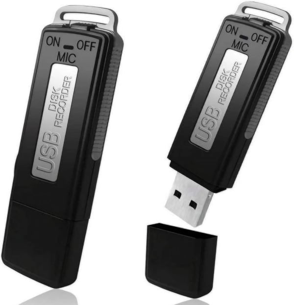 USB Digital Voice Recorder - HD - 8 GB - Støjdæmpning - Bærbar - Diktaphon USB Digital Voice Recorder - HD - 8 GB - Støjdæmpning - Bærbar - Diktaphon