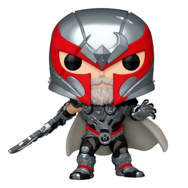 Figur - FUNKO - Funko POP Marvel Rivals Magneto - Multikolor - Hållbara material - Levereras monterad