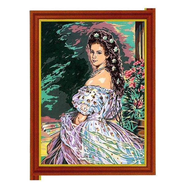 Antik canvas Kejserinna Sissi Winterhalter 45x60cm - SE929.295