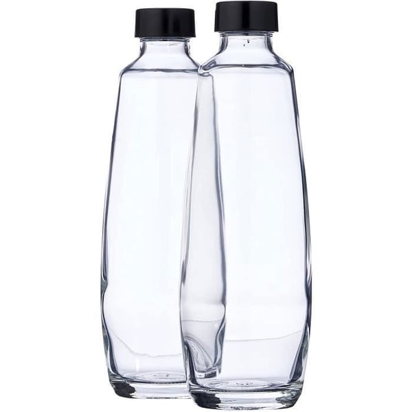 Glasflasker - SodaStream - DUO - Sæt af 2 - 1L - Opvaskemaskinevenlige