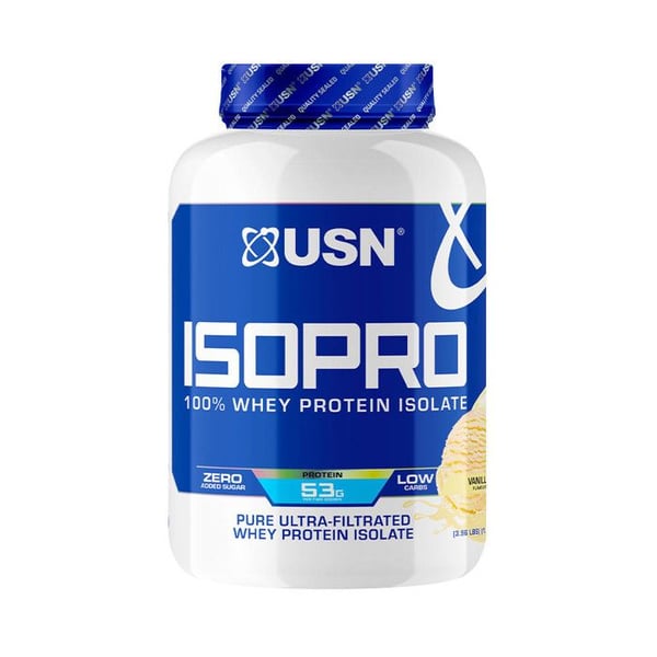 Vassleprotein - USN - Iso pro 100% vassleproteinisolat (1,8 kg) - Vaniljsmak