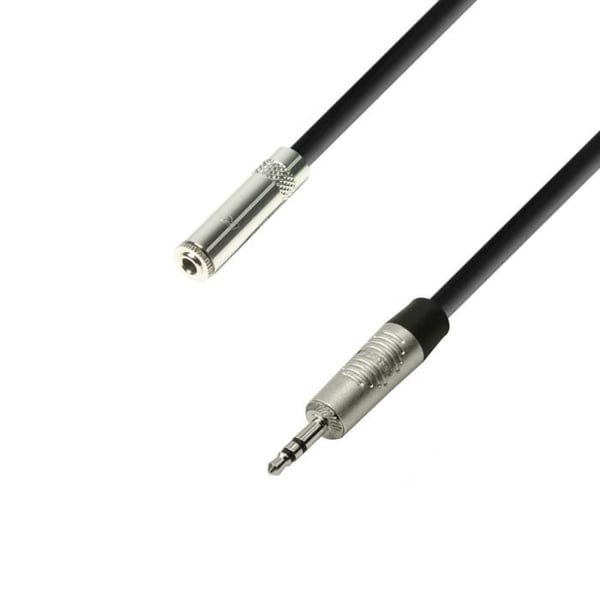 Adam Hall K4 BYVW 0600 - 3,5 mm stereojack till 3,5 mm stereojack 6m