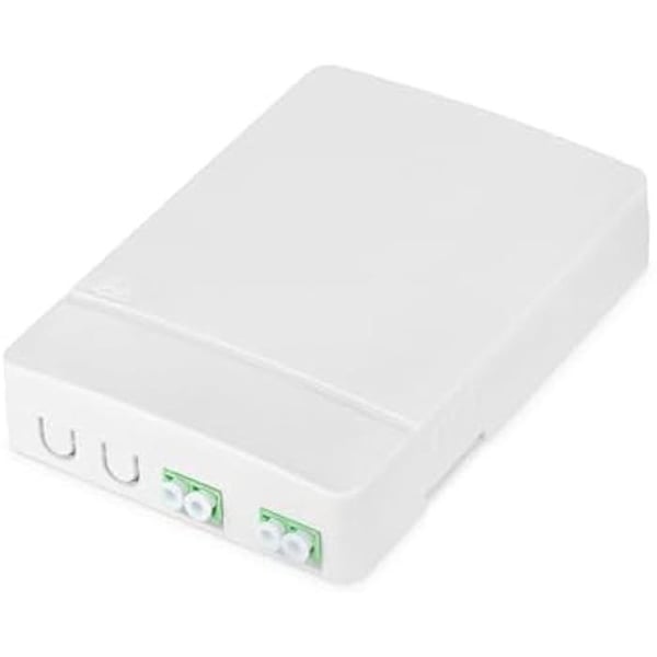 DIGITUS FTTH-hölje - 2x LC/APC duplex-kopplare - enkelmode fiberoptik - integrerad FO svetsbox - skyddsklass