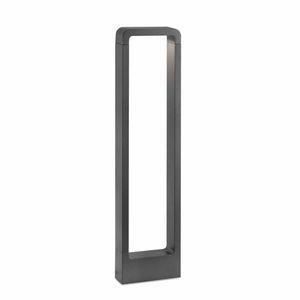 Mörkgrå LED utomhusvägglampa 5W H65cm - FARO