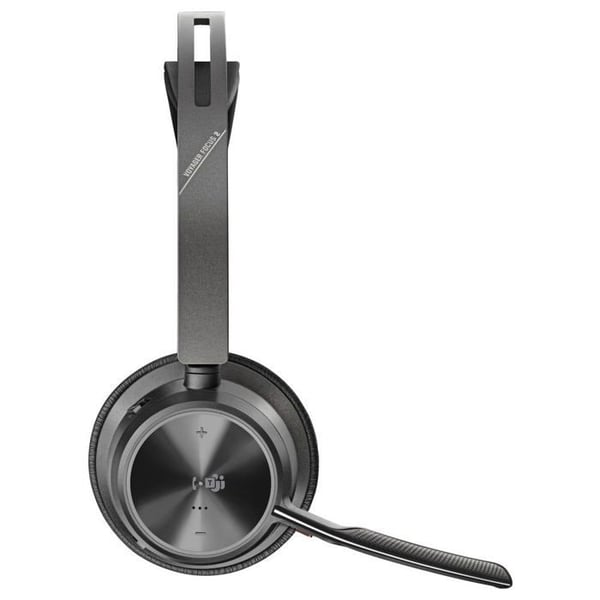 HP Poly Voyager Focus 2 Bluetooth Stereo över-ear headset svart med brusreducering dators headset