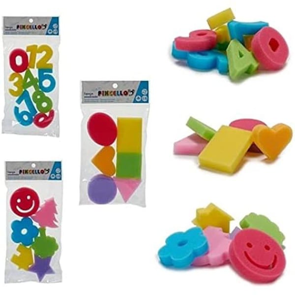 Svampar - PINCELLO - S3601418 - Flerfärgad - Mjuka - Absorberande