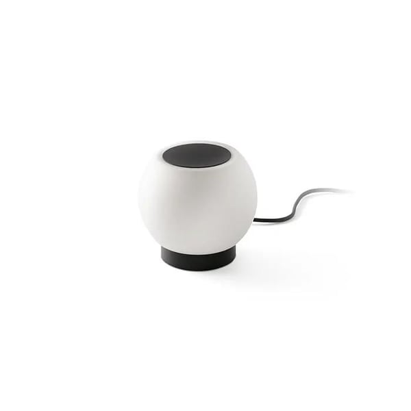 Slät svart bordslampa MOY med strömbrytare 40065