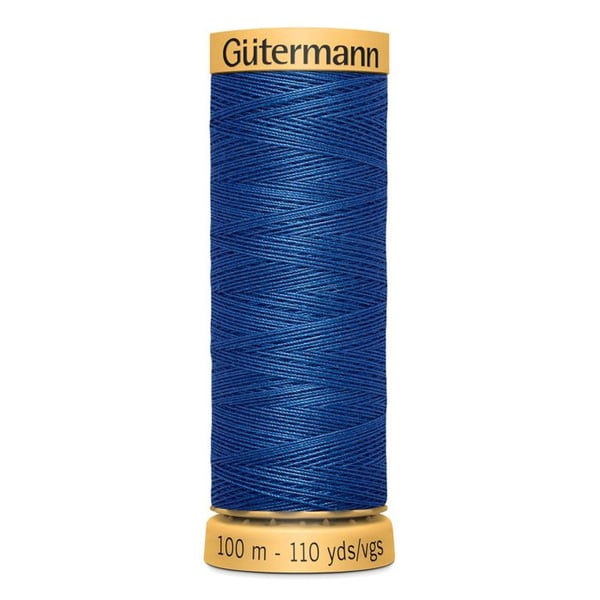 lot om 5 * 100m bomullstråd Gutermann - Att 434 - 7039