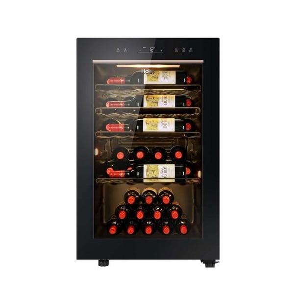 Serveringsvinkyl - HAIER - HWS49GAE - Svart - 49 flaskor - Antivibration - Klass F